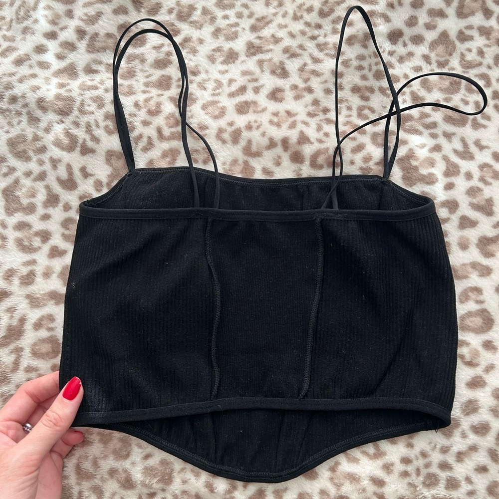 urban outfitters tank top in black